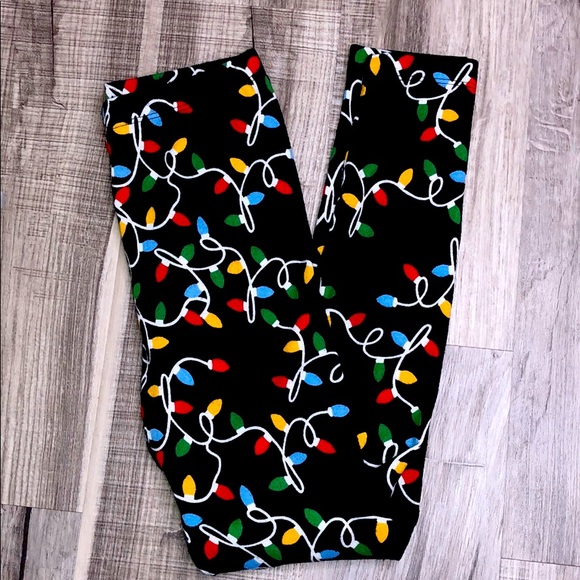 Christmas Lightbulb Leggings - Picture 1 of 5